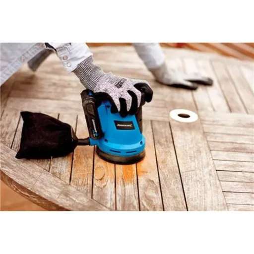 Accu-orbital sander 18V - 125mm - including battery and charger