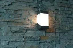Wall light MADELEINE anthracite, for indoor and outdoor use