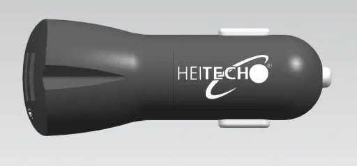 Car USB fast charger with 2 USB ports