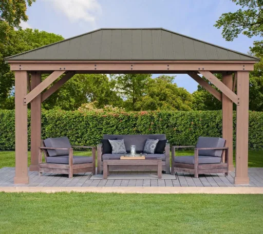 Westmann houten paviljoen Devon, 12x16