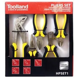 Pliers set 5 pieces - 165mm and 250mm