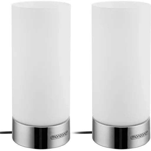 Table lamp set of 2 Golau white