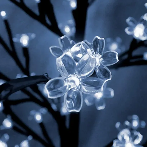 Cherry blossom tree with 200 LEDs, 220 cm for indoor/outdoor use