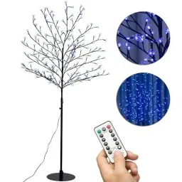 Cherry blossom tree with 200 LEDs, 220 cm for indoor/outdoor use