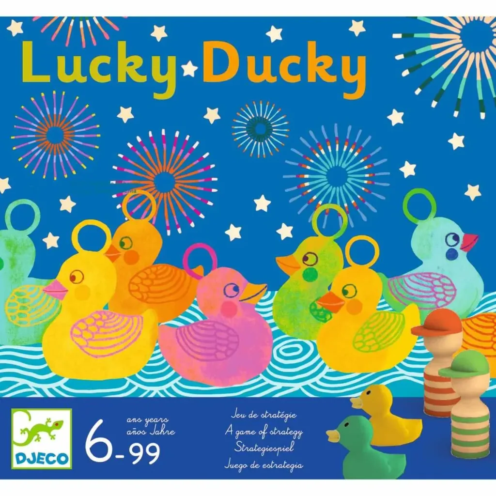 Djeco Bordspellen, strategiespel, coördinatiespel Lucky Ducky