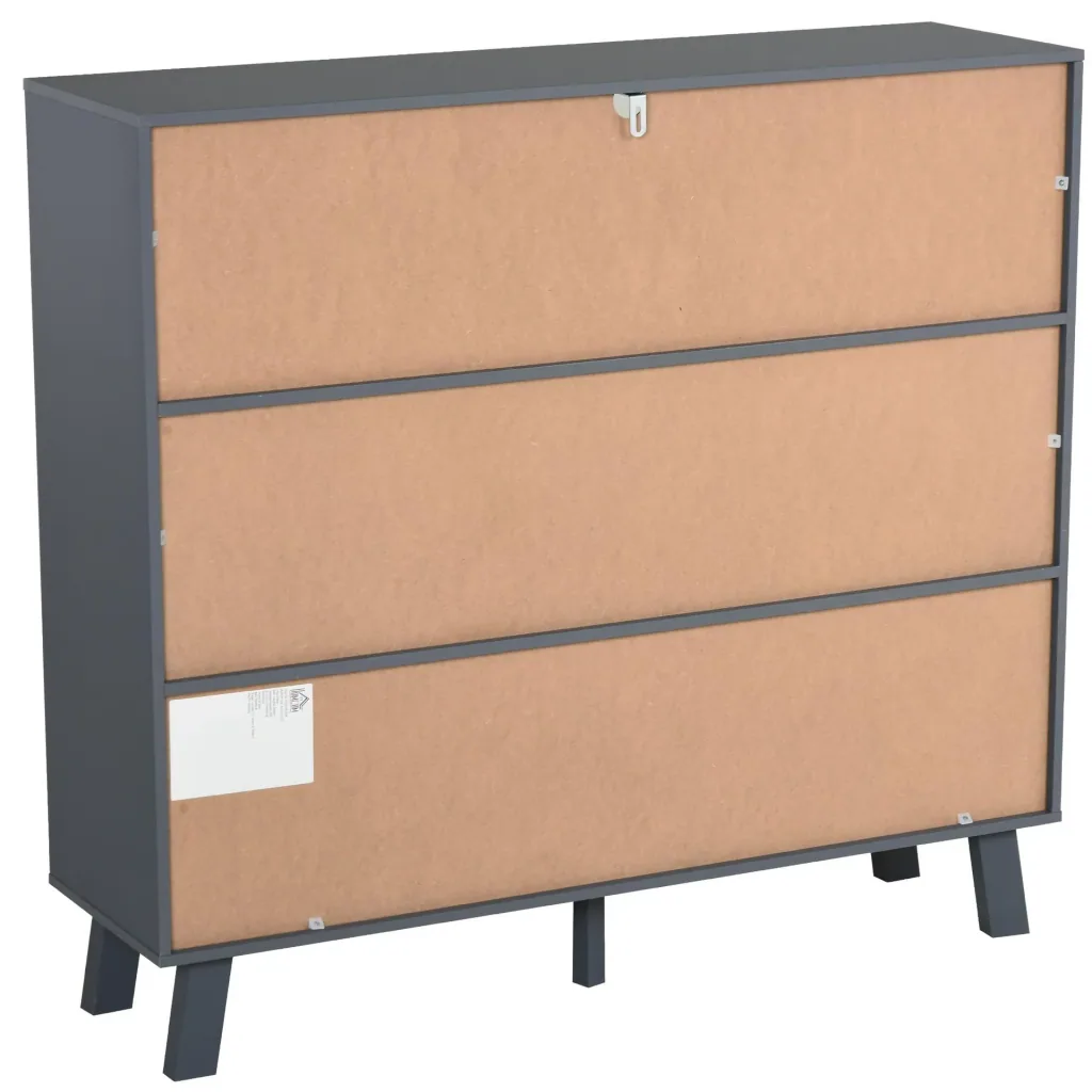 Bookcase with 2 drawers, blue