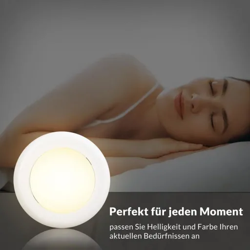 LED Lamp Set of 6 Cupboard Bunt mit Fernbedienung