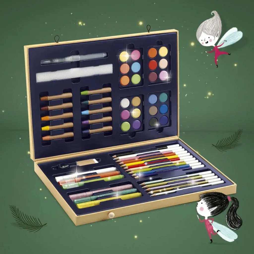 Djeco grote glitterverfdoos