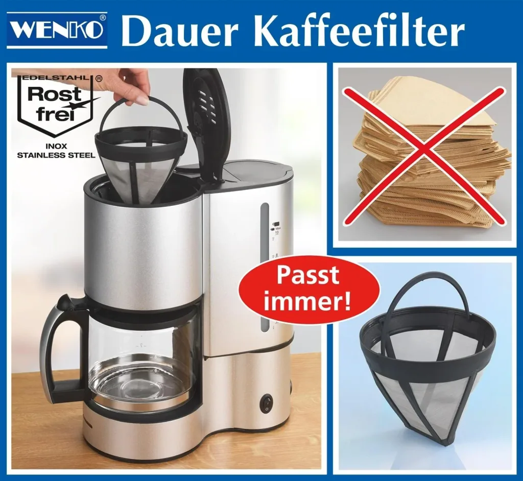 Permanent coffee filter, size 4
