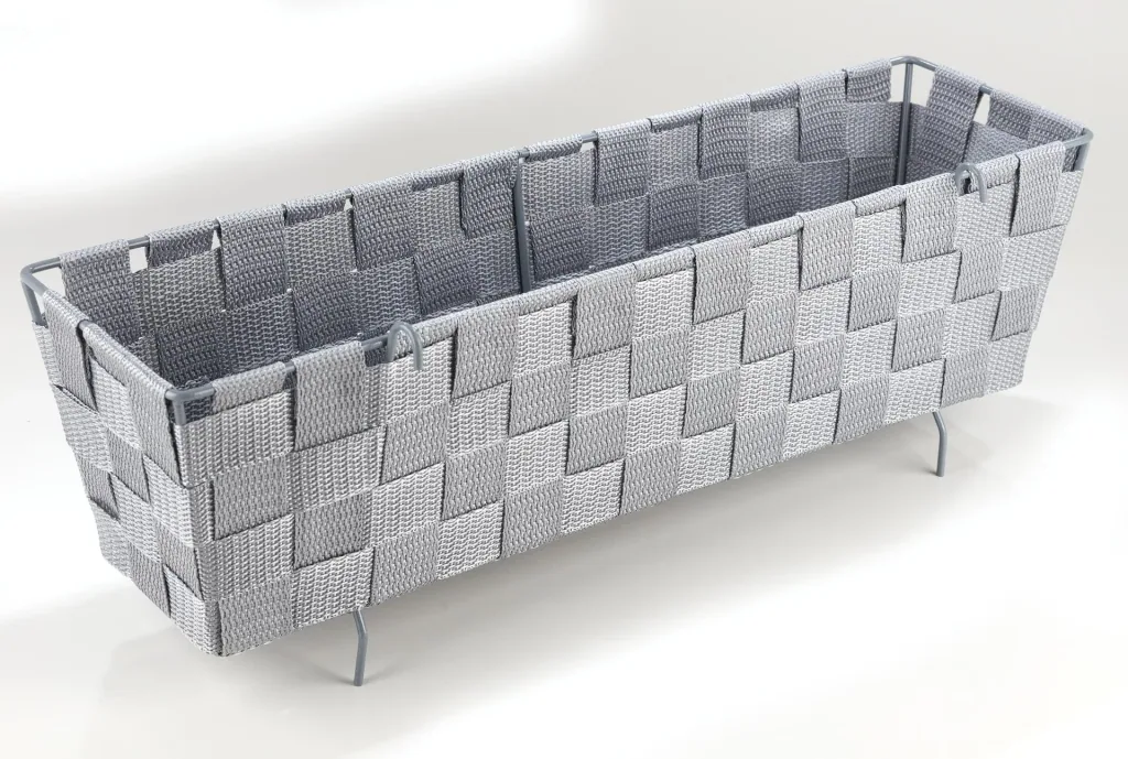 Door shelf "Adria", 5 levels, grey