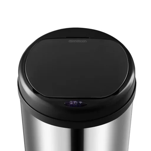 Automatic stainless steel trash can with sensor - 56 L - Silver