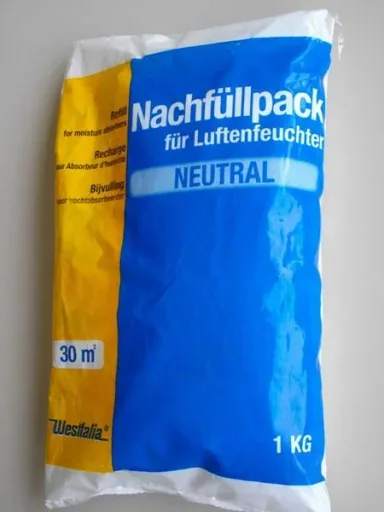 Refill packs for dehumidifiers, 5 pieces