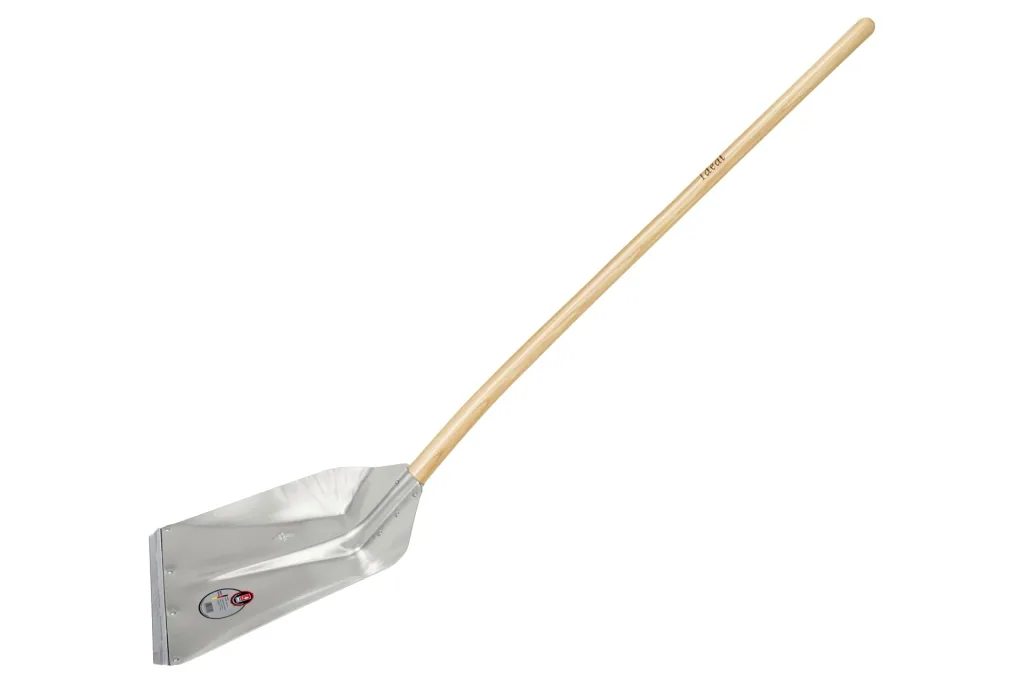 FAVORIT light metal, Halle rim shovel, size 9, protective edge, ash long handle 130 cm