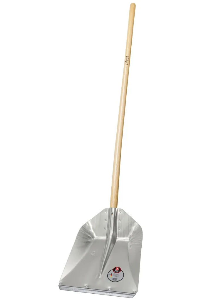 FAVORIT light metal, Halle rim shovel, size 9, protective edge, ash long handle 130 cm