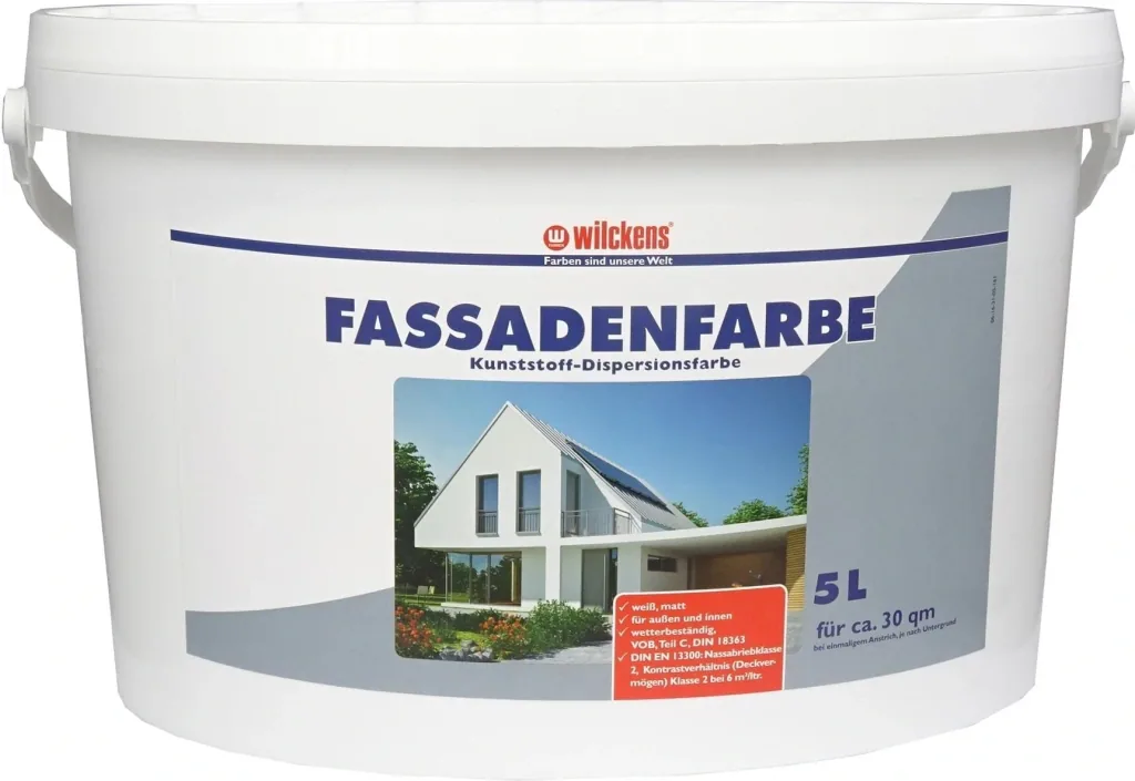 White facade paint, 5 liters