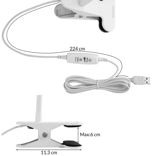 LED wall light Miza White