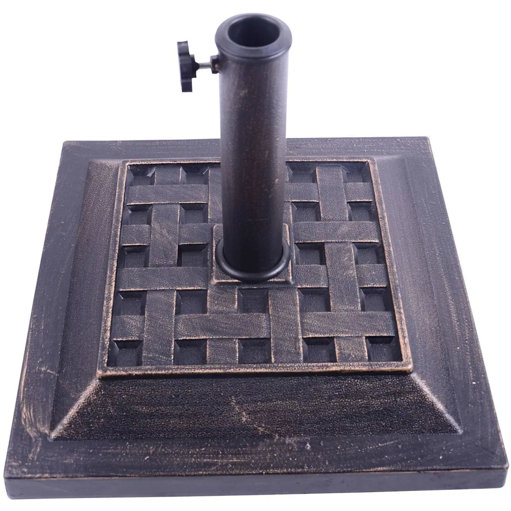 Umbrella stand holder 9kg 38/48mm resin bronze