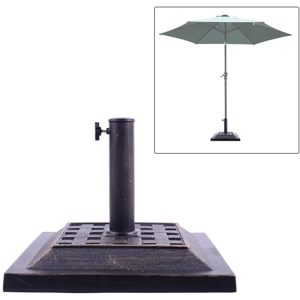 Umbrella stand holder 9kg 38/48mm resin bronze