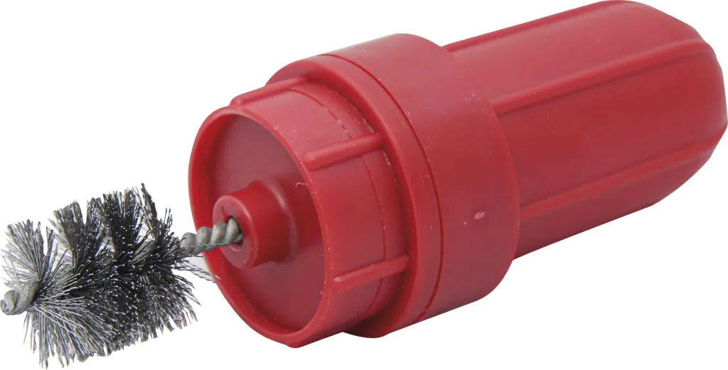 Battery terminal brush