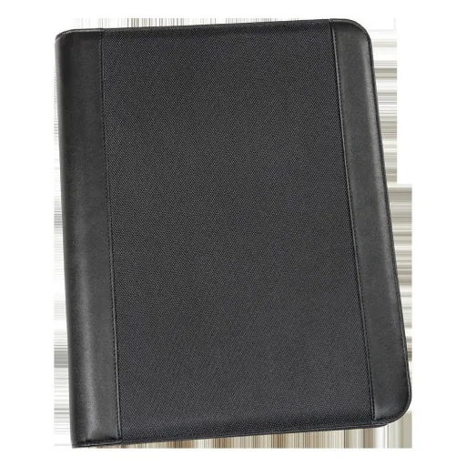 Conference folder with removable ring binder mechanism, including DIN A4 writing pad