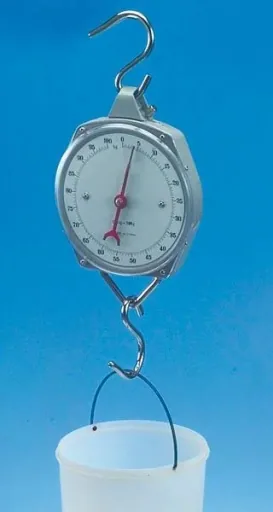 Pointer scale up to 50 kg, line division 1 kg, 200 g