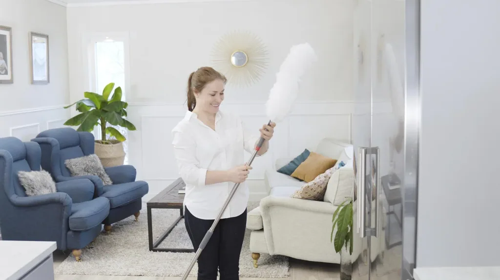 Feather duster attachment