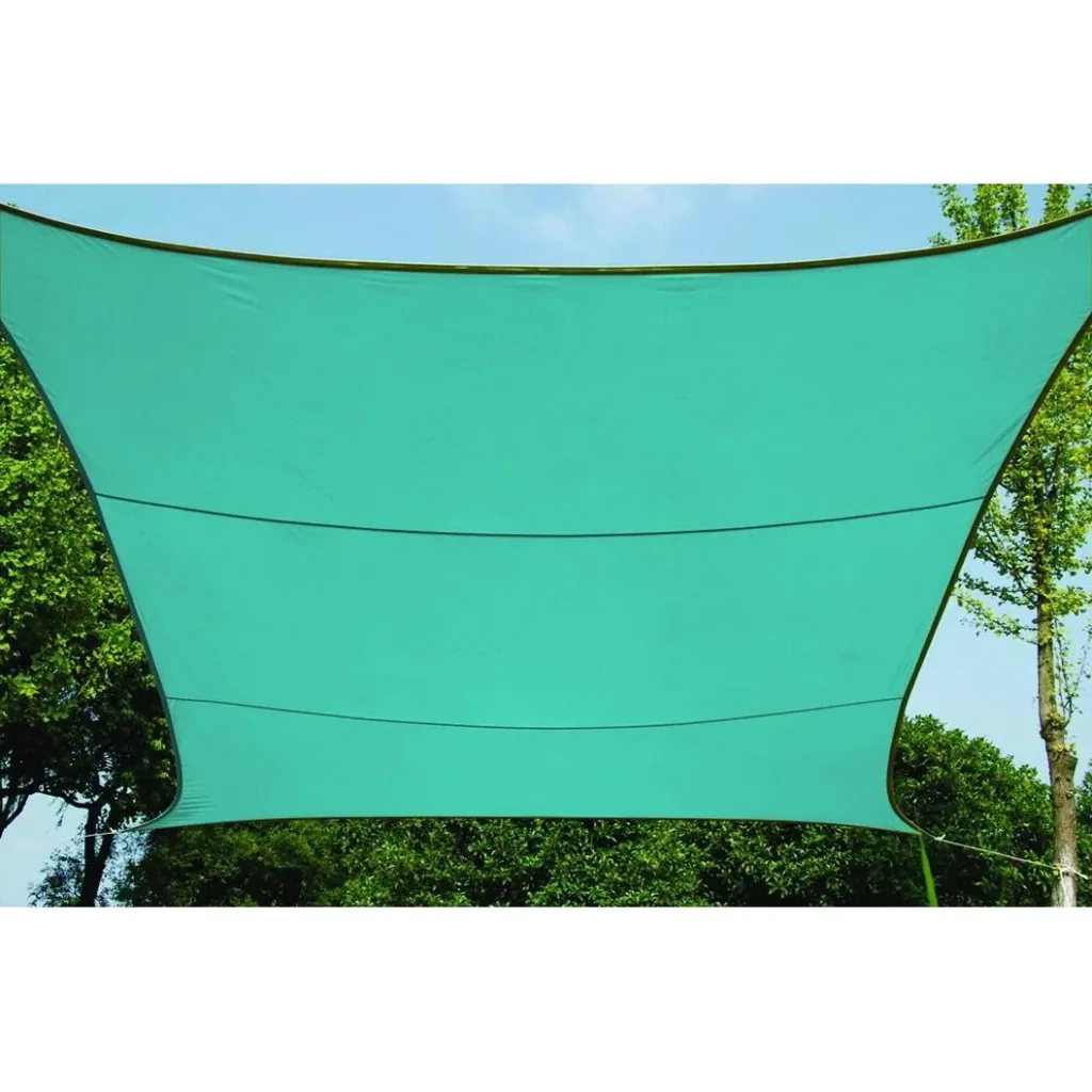Sun sail - rectangular - 4 x 3 m - sky blue