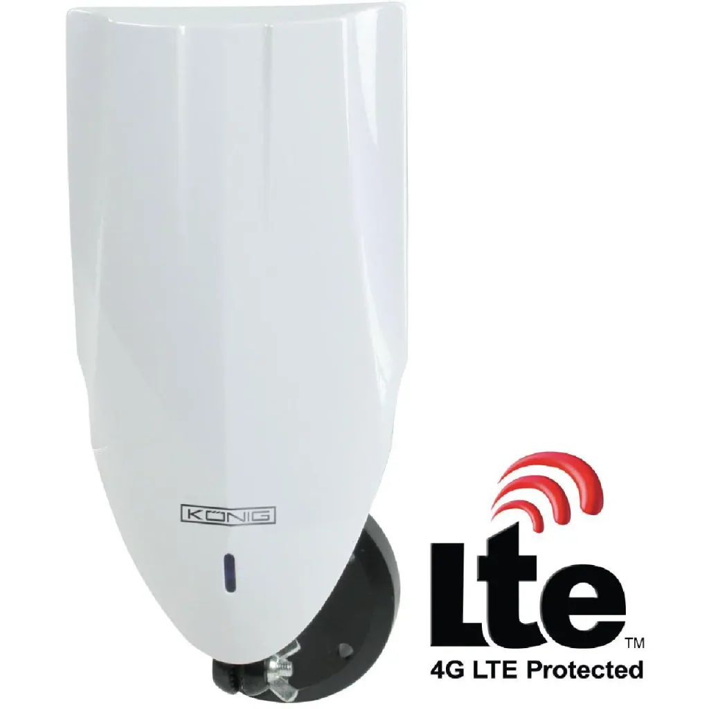 DVB-T/T2 - DAB+ outdoor antenna with amplifier 23 dB FM / VHF / UHF