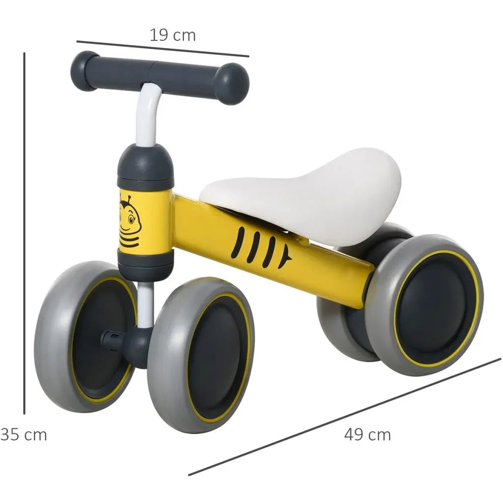 Children's balance bike yellow
