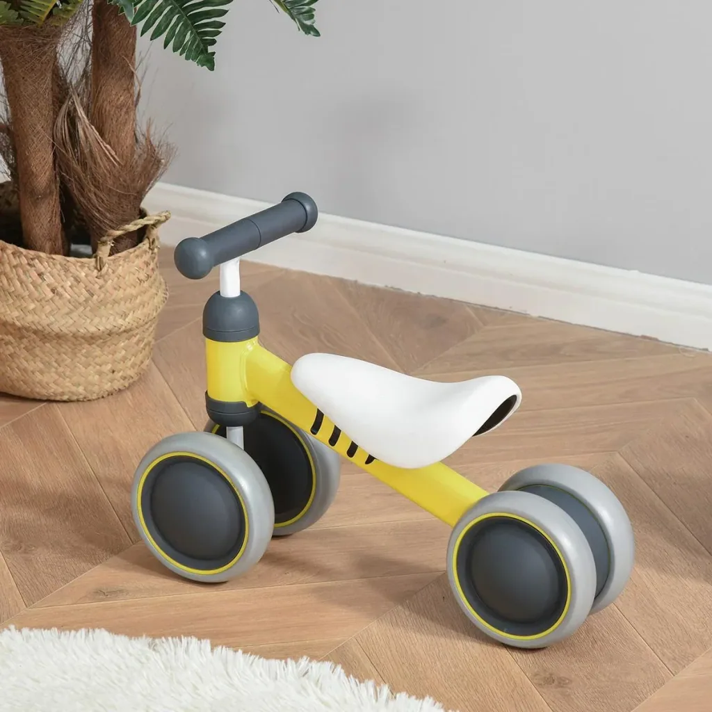 Children's balance bike yellow