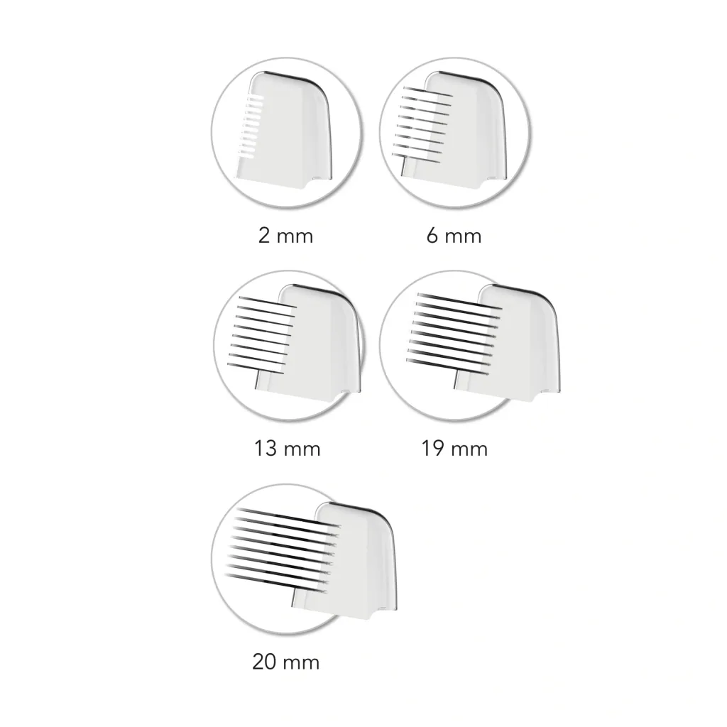 Smart Trimm hair clipper, 6-piece, 3 V
