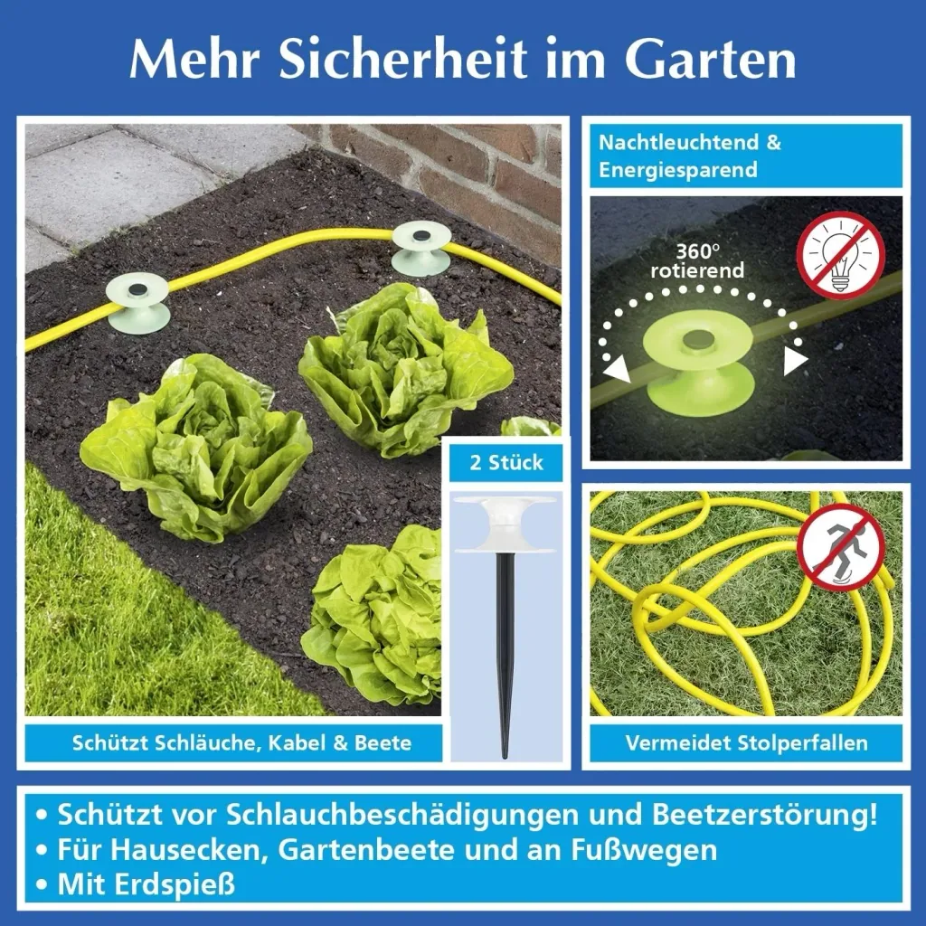 Hose guide, luminous, 2 pieces