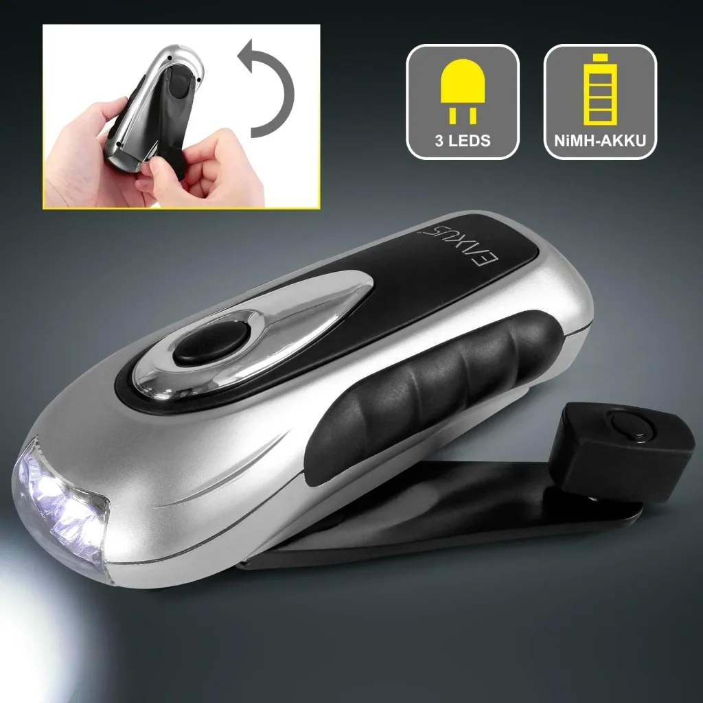 LED dynamo flashlight
