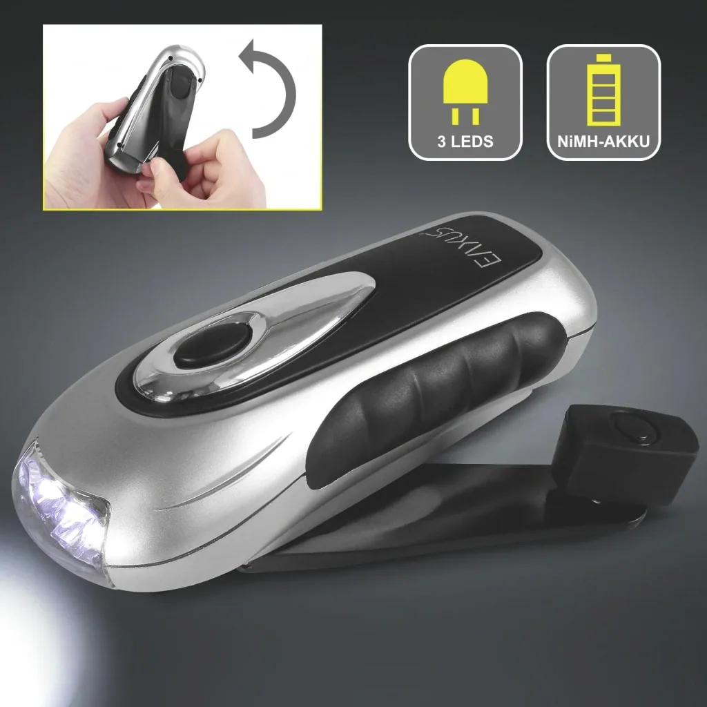 LED dynamo flashlight