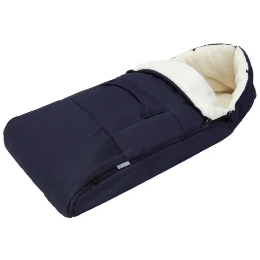 Baby Carrier Footmuff Dark Blue | Teddy | Maxi-Cosi | with Storage Bag