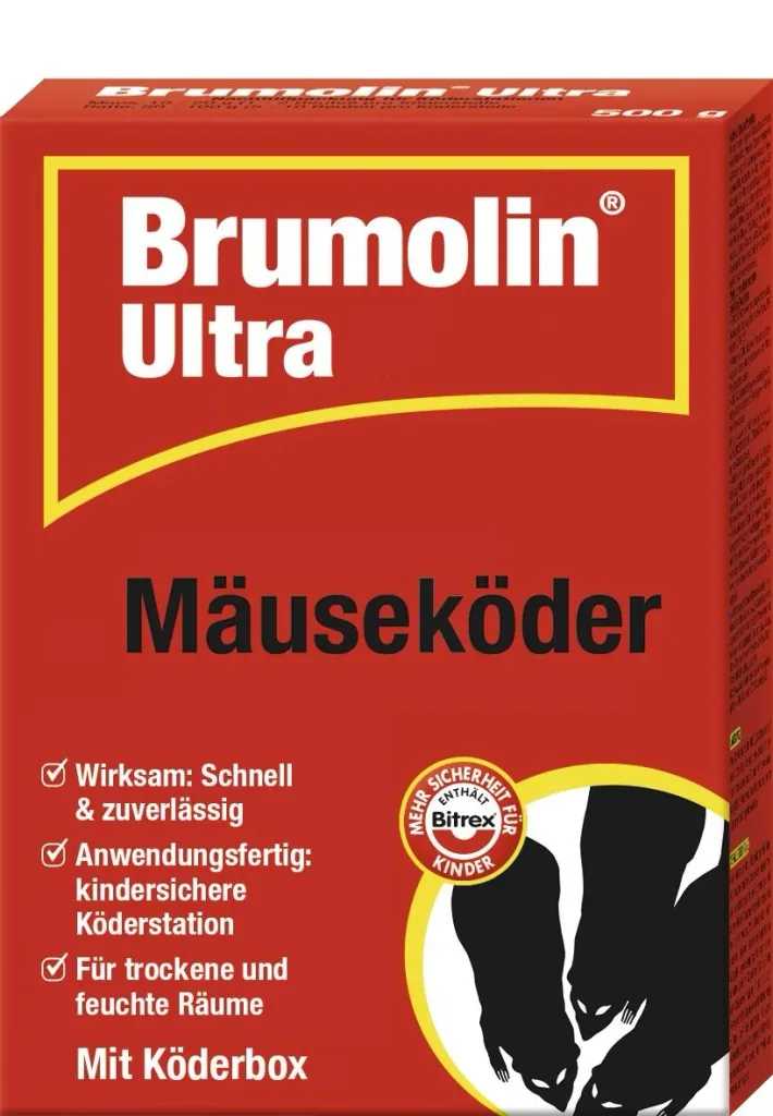 Brumolin Ultra Mouse Bait - 2 pieces