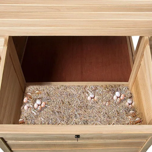 XL chicken coop on wheels 220x118x125cm