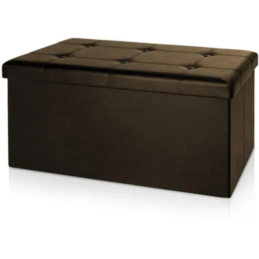 Folding bench/stool MDF 80x40x40 cm brown