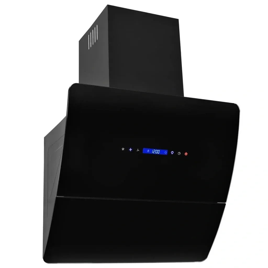 Wall hood 756 m³/h 60 cm stainless steel black