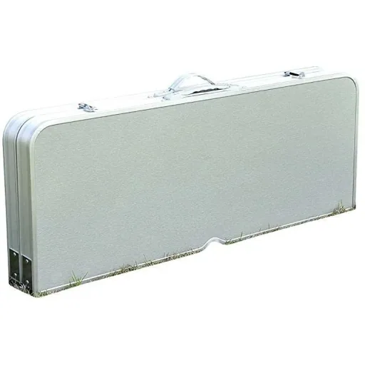 Aluminum camping table picnic 4-seater foldable silver