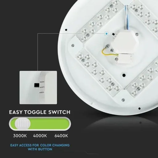 VT-8418-M LED ceiling light - 18W - 1800 lumens