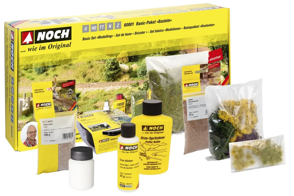 Basic package for crafts, terrain building materials, H0 gauge