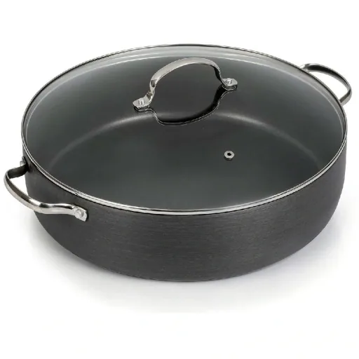 Mehrzer - Round casserole dish with glass lid - 34cm
