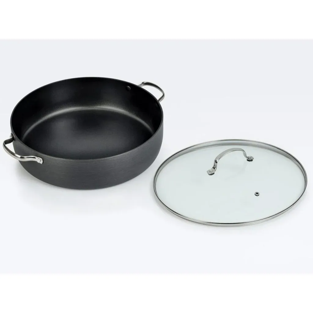 Mehrzer - Round casserole dish with glass lid - 34cm
