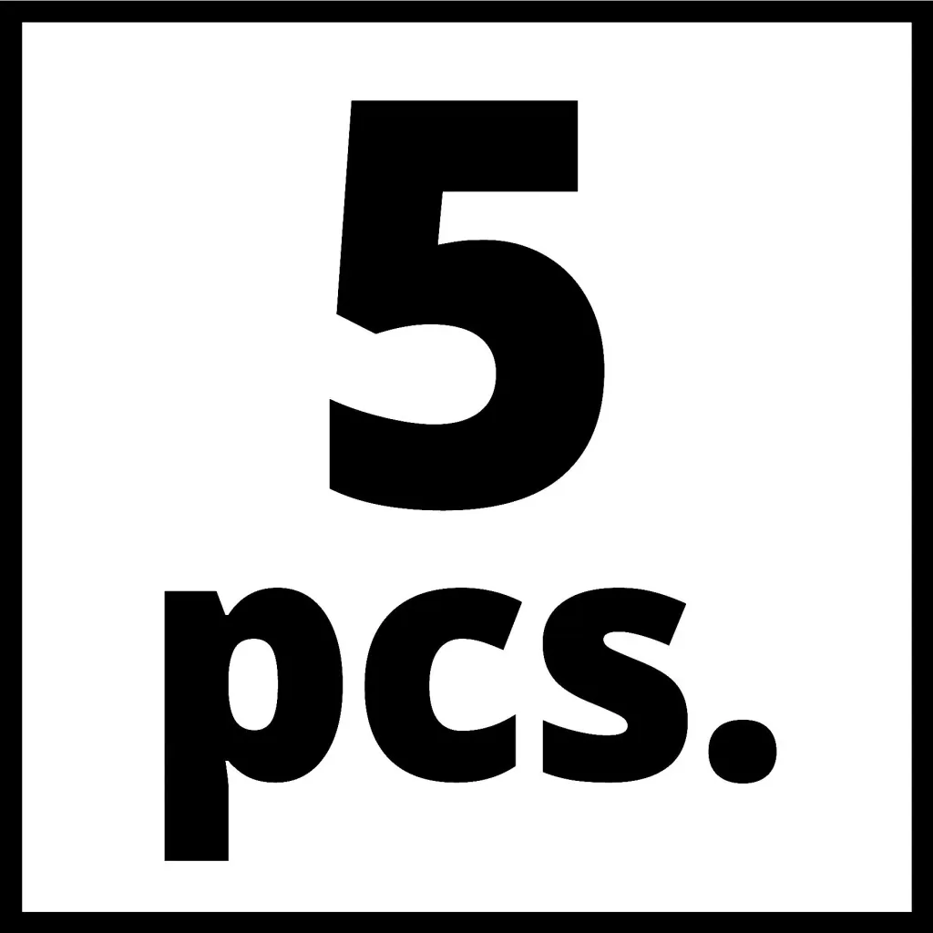 Professional compressed air set, 5 pieces
