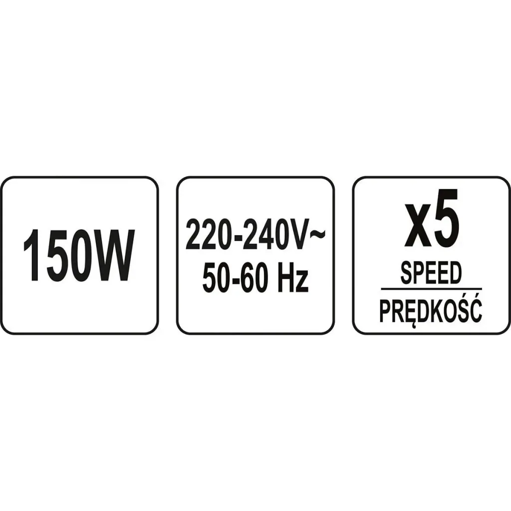 Hand blender - 200W - 5 speed levels - 230V