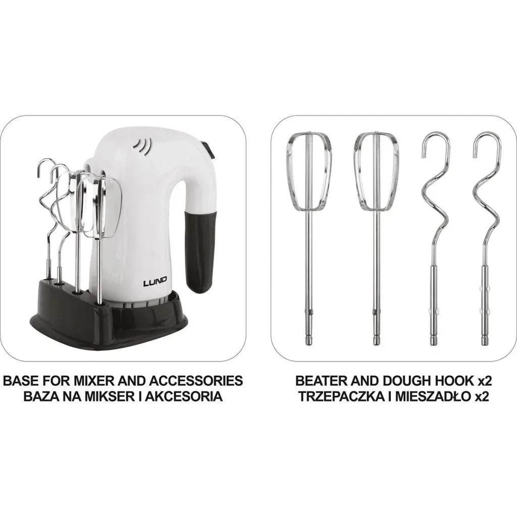 Hand blender - 200W - 5 speed levels - 230V
