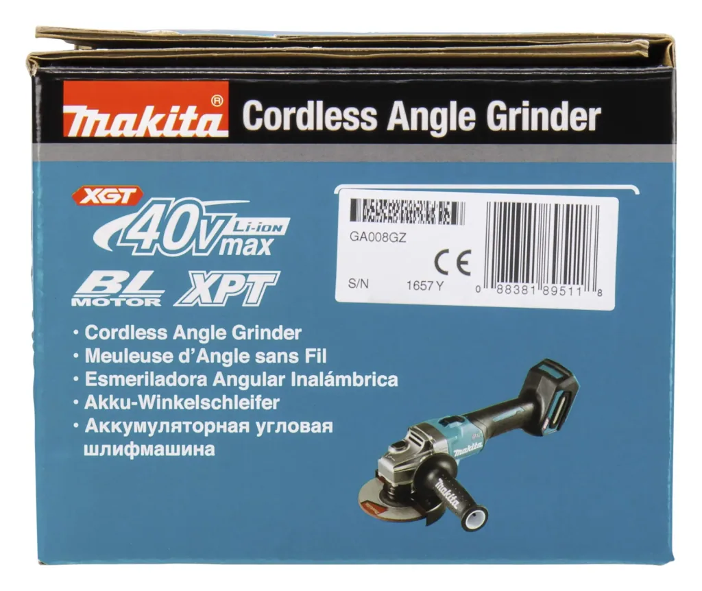 Cordless angle grinder 40V max. (without battery, without charger) GA008GZ