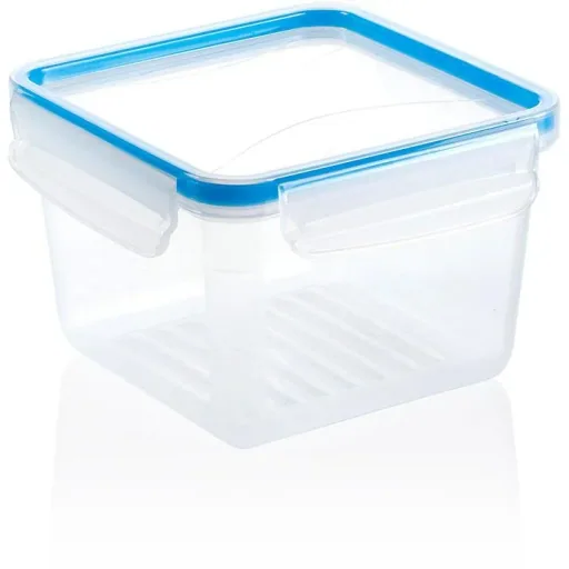 Mehrzer - Freshness Container 1.4 Liters - Square - Click-and-Lock - Blue