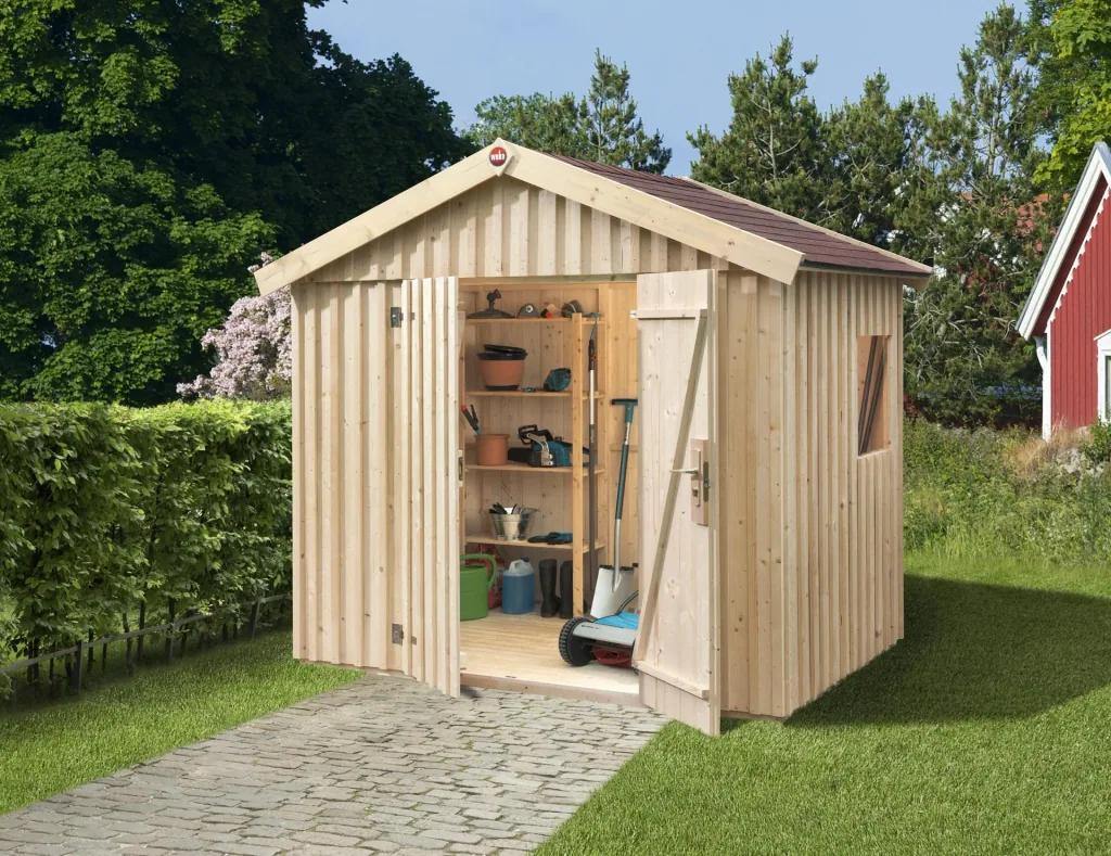 Swedish house size 3, W 240 x D 246 cm, natural
